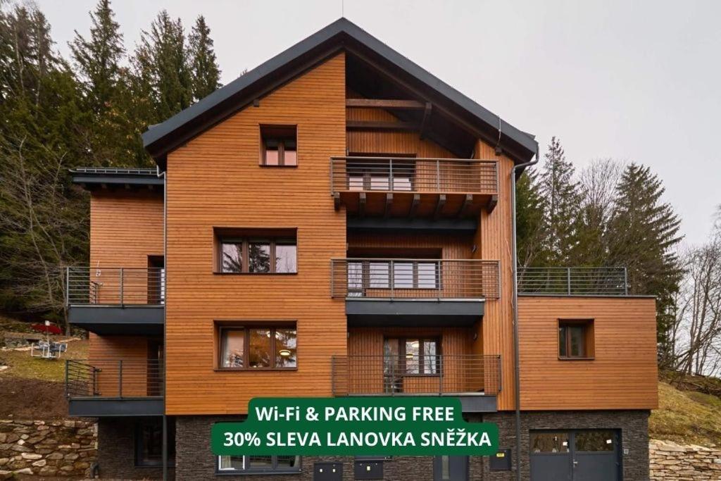 Vlci Stopa Apartments Pec pod Snezkou Exteriör bild